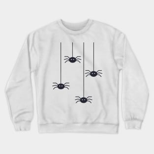 Scary Spiders Pattern Crewneck Sweatshirt